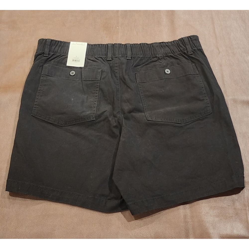 Free Assembly Womens Black Utility Shorts Cotton Stretch Size L NWT - Picture 3 of 6